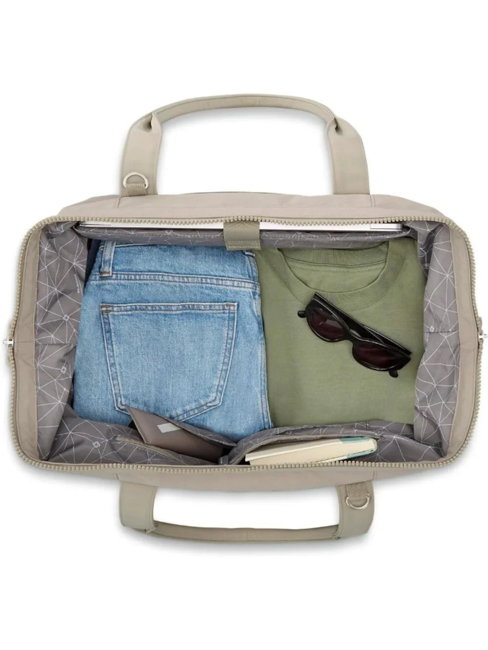Stylish Weekender Duffle Bag with Laptop Compartment, Adjustable Strap, Durable